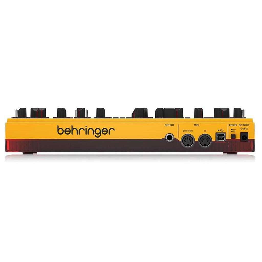Behringer Analog Baseline Synthesizer Modded Out Model MIDI Compatible VCF MIDI CC Control Compatible Sub Equipped with 16 Step Sequencer USB/DIN