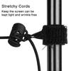 Cord for Photo Black Muslin String Clips Photography Backdrop Clips Holder Background Clamps