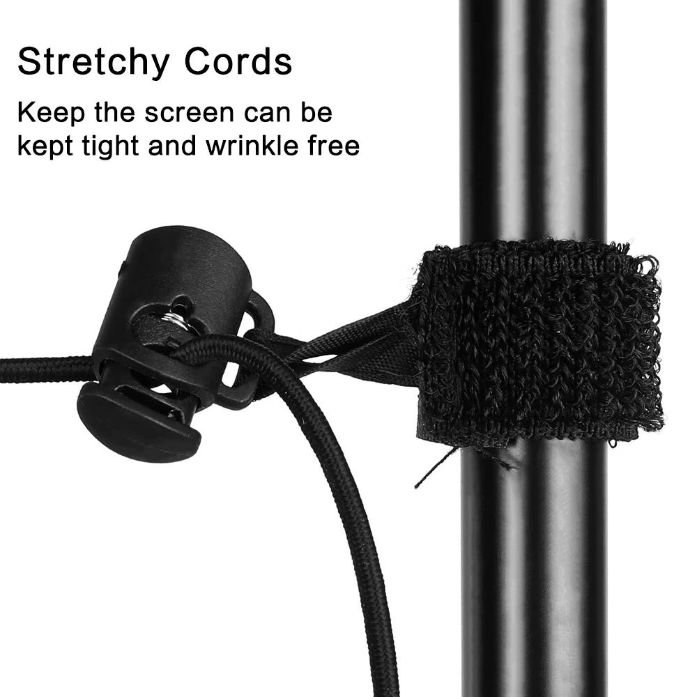 Cord for Photo Black Muslin String Clips Photography Backdrop Clips Holder Background Clamps