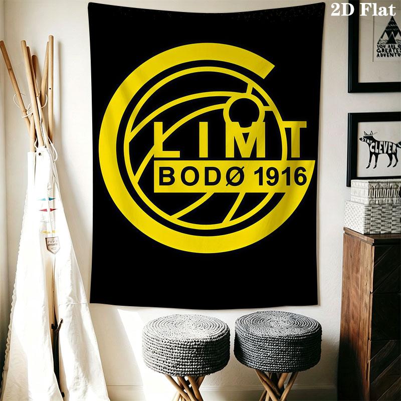FK Bodø Wall Hanging Printed Fabric Blanket Decorative Tapestries for Bedroom Living Room Home Decor