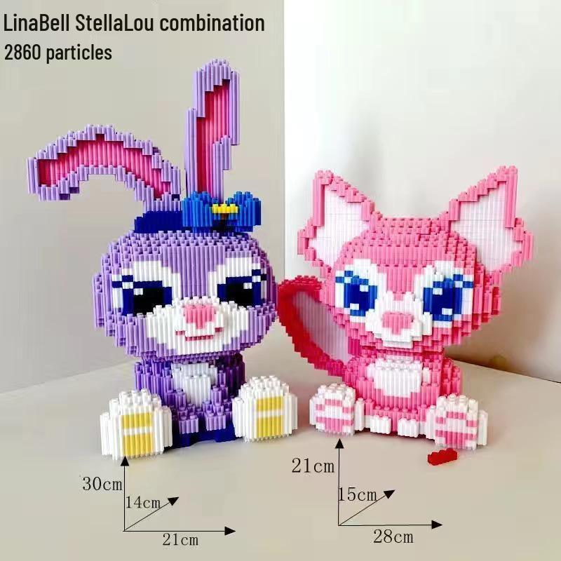 Совместимый Lego для девочек: Серия конструкторов «Злой Медведь» - Образовательные микро-конструкторы, соединяющиеся игрушки и подарки