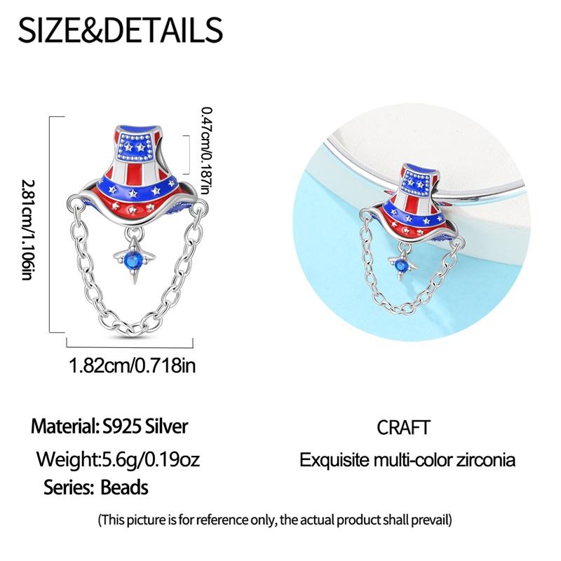 Оригинальный крутой шарм-бусина из меди, подвеска в виде американской западной ковбойской шляпы для женщины, мужчины, украшение для браслета, аксессуары