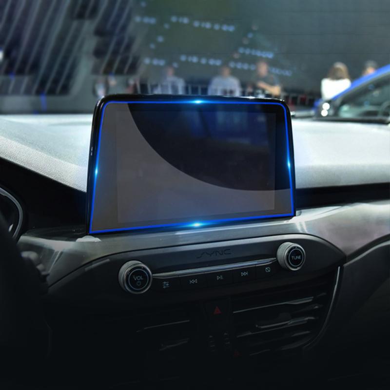 Для Ford Escape 3 Kuga Fiesta ST MK8 Transit Coustom 8-дюймовый автомобильный GPS-навигатор Защитная пленка