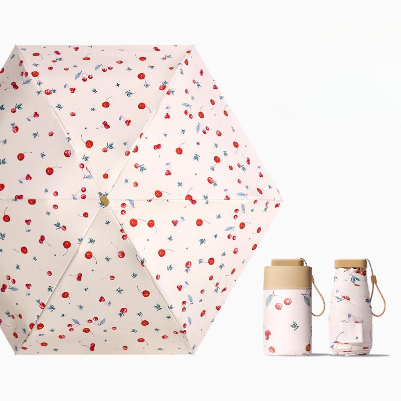 Плоский зонт с шестью карманами, солнцезащитный зонт, цветной клей, защита от солнца, солнцезащитный зонт, женский складной зонт