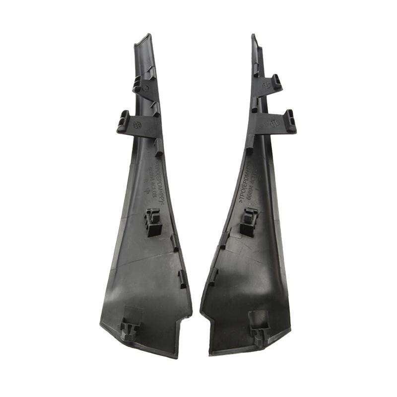 2pcs Car Front Windshield Wiper Side Cowl Extension Trim Fender Cover Fit For 2014- Nissan Rogue 66895-4CL0A 66895-4BA1A