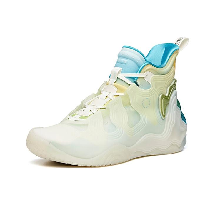Anta Баскетбольные кроссовки Star Series High Top мужские белые синие 112031818A-15