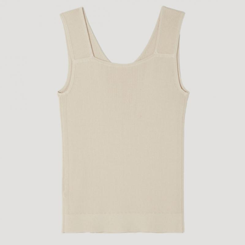 [She S miSS] Двусторонний трикотажный топ без рукавов SSkpop22530 Be