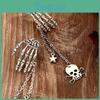 Punk Skull Gothic Ear Jewelry With Alloy Material For Wear Festival