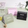 2025 Desk Calendar Flip-top Coil Calendar Schedule Planner To Do List Notepad Time Management Organizer Home Office School Supplies