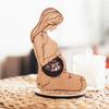 Ultrasound Photo Frame Desktop Decoration Wooden Baby Sonogram Picture Frame Ornament Pregnancy Announcement Expectant