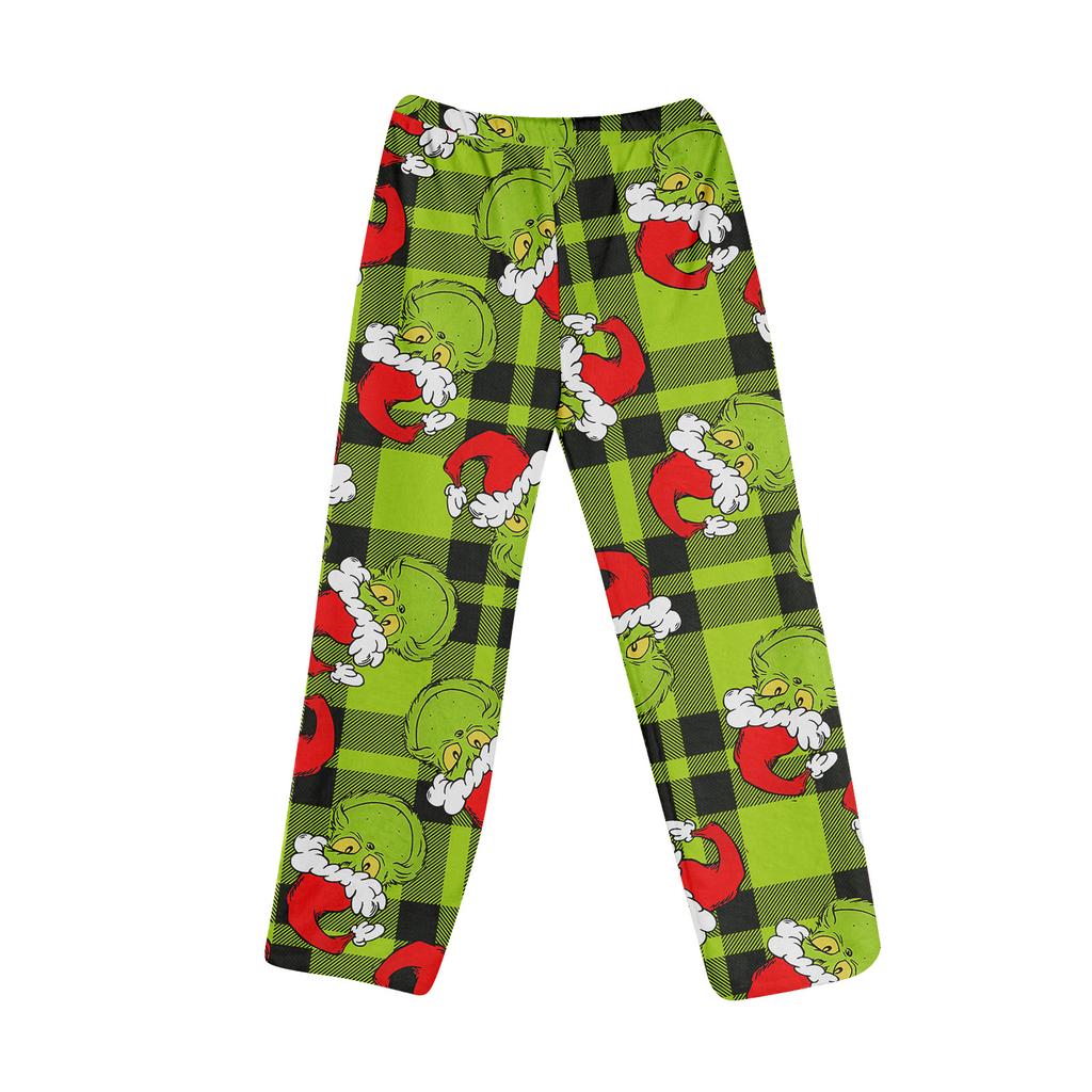 Pajama Pants Sleepwear Casual Drawstring Elastic Waist Pants Comfy Straight Yoga Loose Trousers