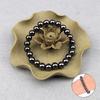 Weight Loss Round Black Stone Bracelet Health Care Magnetic Therapy Bracelet