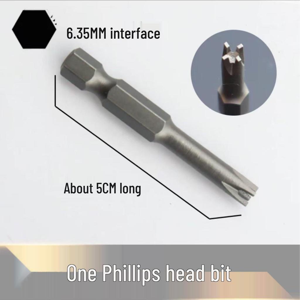 New 6.35mm Tri-Point Y-Shaped U-Triangle Fork Type Electrical Screwdriver Bit