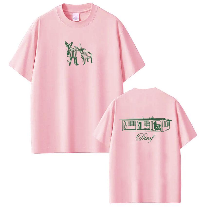 Rapper Bad Bunny Debi Tirar Mas Fotos DTMF T Shirts Unisex's Women Clothing Fashion Vintage Hip Hop Cotton T-shirts Tops Streetwear