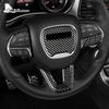 Настоящее мягкое углеродное волокно для Dodge Challenger 2015 2016 2017 2018 2019 2020 2025 2025 2025 Наклейка на отделку рулевого колеса автомобиля