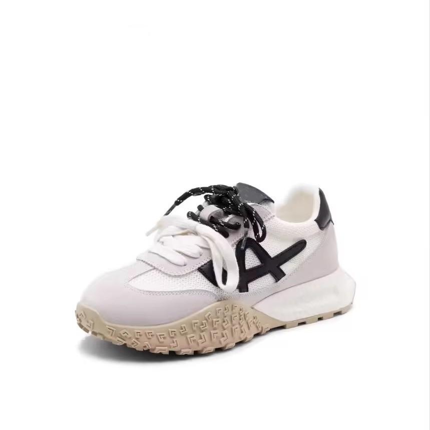 Универсальные кроссовки Dexun с толстой подошвой и контрастным цветом, женские, 2025, удобные и легкие, сетчатые, дышащие, для спорта и отдыха, кроссовки Forrest Gump