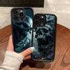 Чехол для телефона 'Террор Черный Череп' из мягкого ТПУ для iphone 17 Air 16 15 14 13 12 11 Pro Max Plus