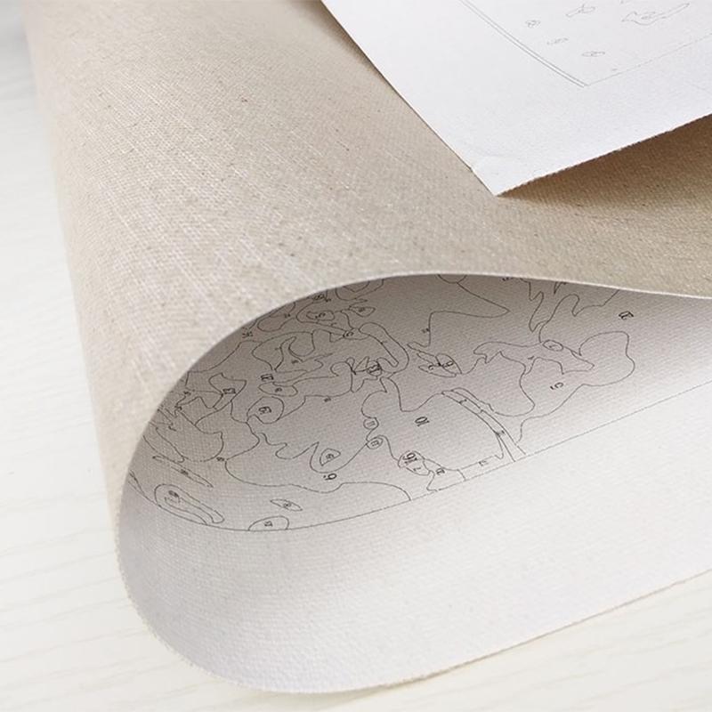 DIY Paint By Numbers Oil Painting Kit Canvas DIY Oil Painting By Numbers Wall Art Decorations for Home Gift Arts & Hobbies