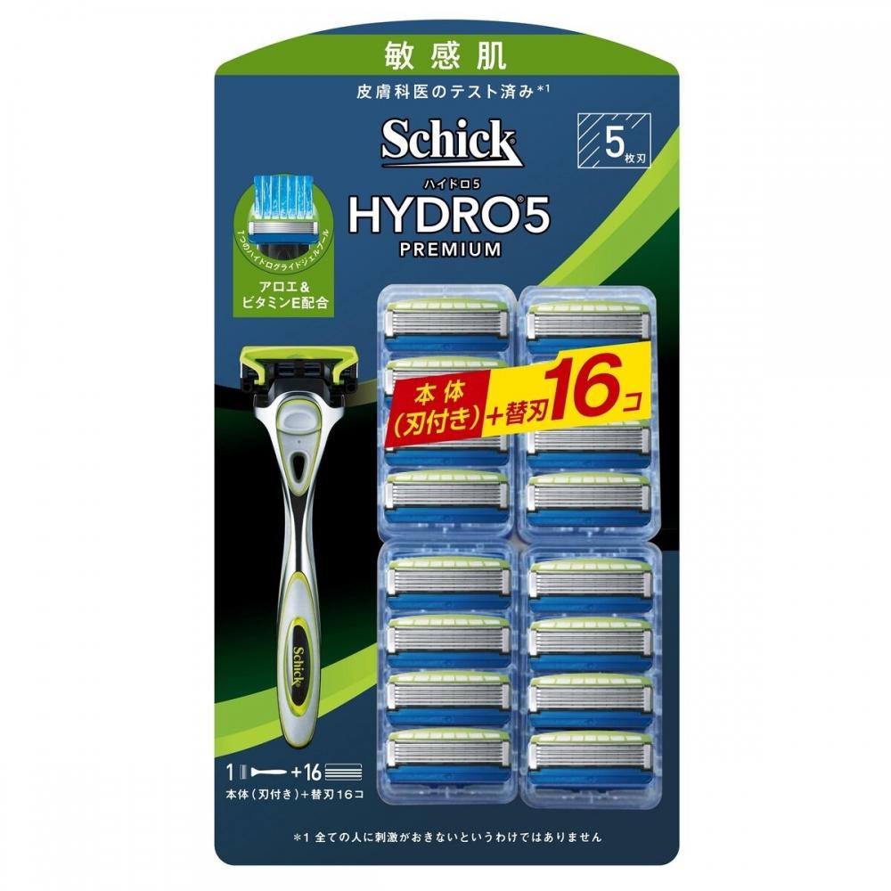 SChick Chick 5 Blade Hydro 5 Premium Sensitive Skin Body+replacement Blade 16p