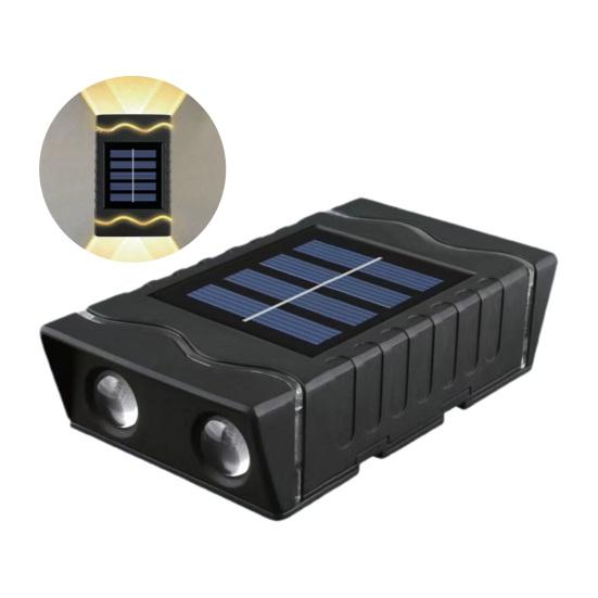 Солнечные фонари для сада на открытом воздухе Декоративная настенная композиция Светящиеся настенные светильники для дома Настенные светильники для дома Водонепроницаемые солнечные лампы для декора стен в патио