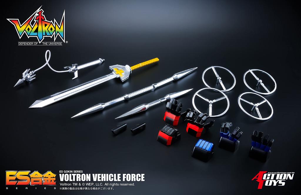 Art Storm Action Toys ES Alloy Voltron Vehicle Force Высота приблизительно 160 мм Литая окрашенная подвижная фигурка