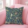 Art WWilliam Morris Cushion Cover Pillow Case Soft Skin Friendly Fabric Comfort  Concealed Zipper