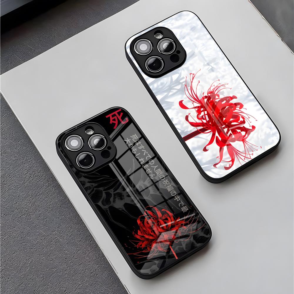 Крутой чехол для телефона Tokyo Ghoul в стиле аниме для iPhone 17 16 Pro Max 15 Plus 14 Pro 12 11 13 Mini X XR XS Max SE Стеклянная крышка
