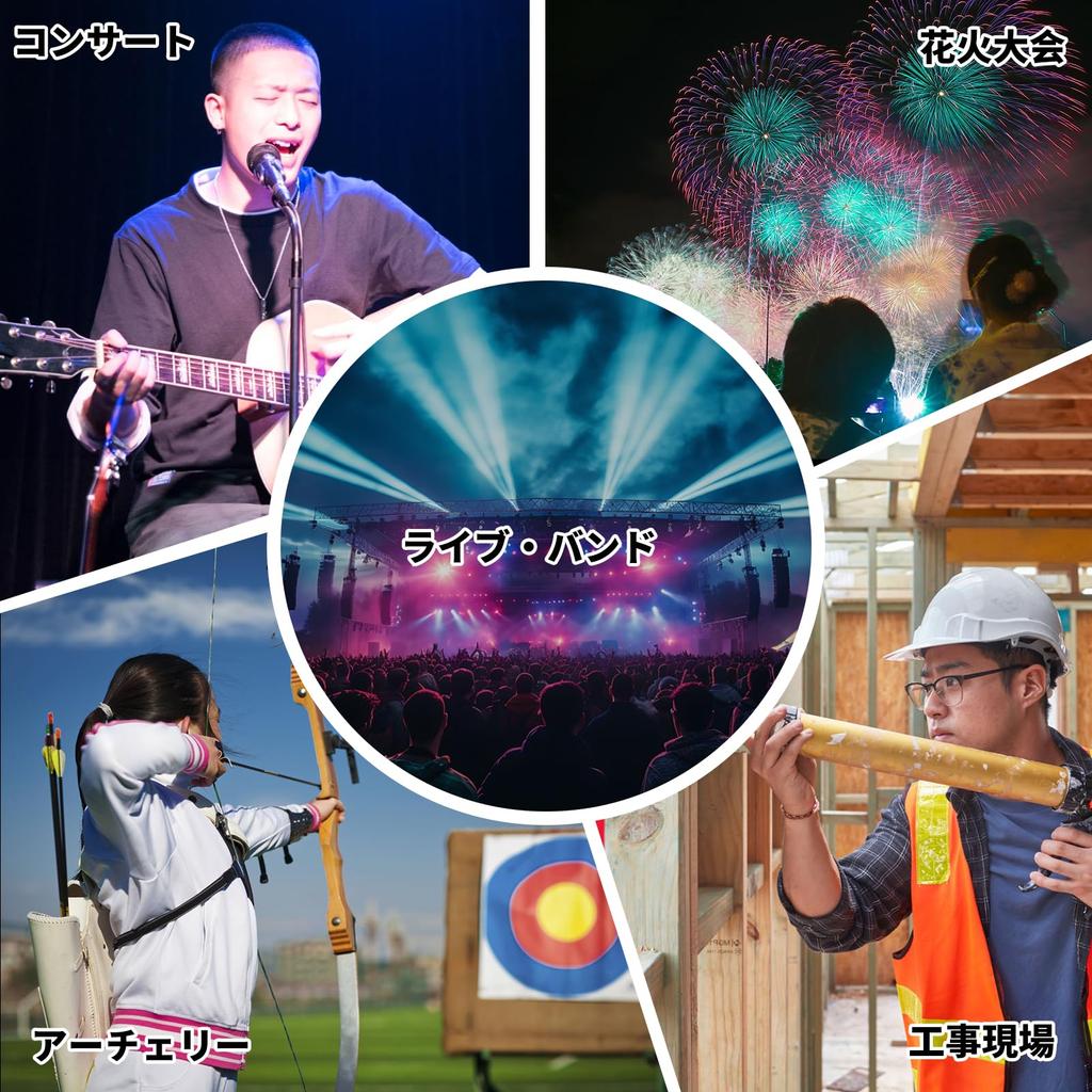 Quietide Live Performance Earplugs 23db Noise Reduction Music Live Reduces Noise During Work and Relieves Hyperacusis Size Can Be Used Repeatedly