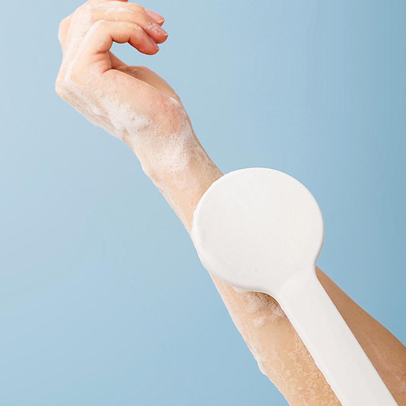 1 шт. Мягкая Щетка для Ванны с Длинной Ручкой, Массажная Щетка для Тела, Щетка для Душа, Ванной, SPA, Щетка для Тела Сухая и Влажная, Специальная для Париков из Натуральных Волос