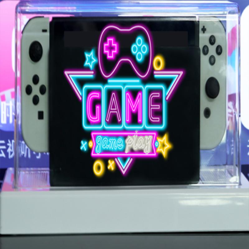 Пылезащитный чехол для Nintendo Switch/OLED Пылезащитный чехол для светодиодной подставки, акриловый корпус, защитный чехол для OLED-дисплея