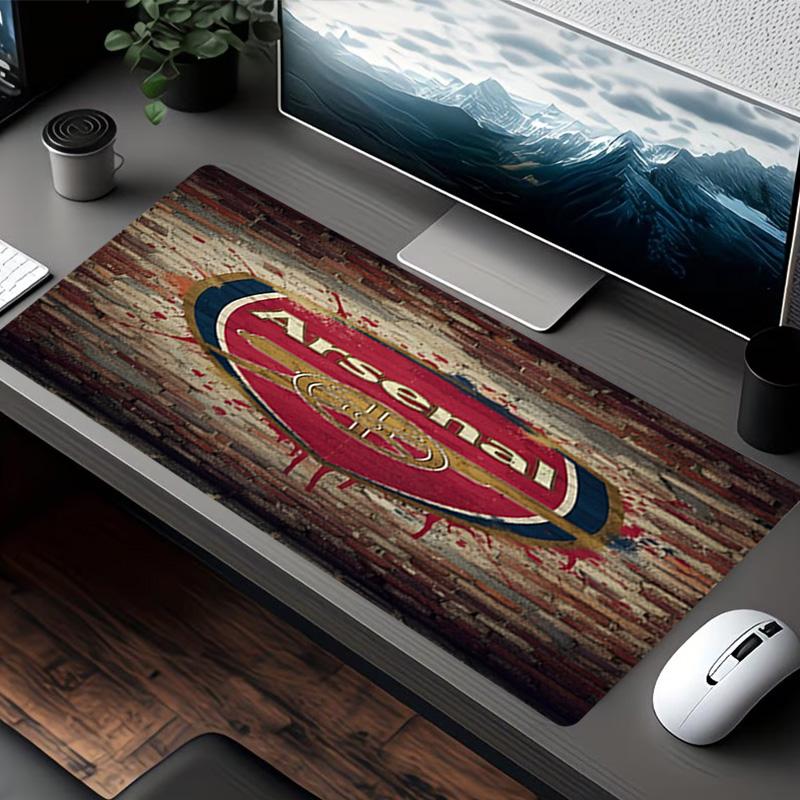 Arsenal F.C Print Mouse Pad, for Keyboard Pad Laptop PC Mat for Office Home Use, Desk Decor, Perfect Birthday Gift for Gamers