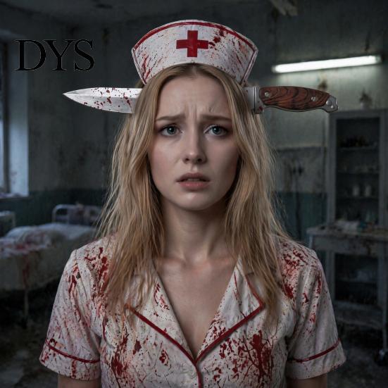 Funny Tricky Accessories Fake Knife Through Head Headband for Adult, PU Foam Horror Zombie Headpiece Headwear Prop, Halloween Costume Accessory Party