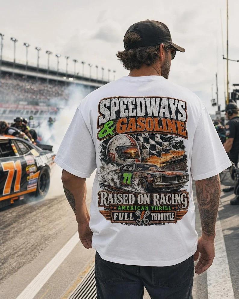 Kyle Busch Vintage Nascar T-Shirt Rip Rowdy Legend Memorial Tribute Tee
