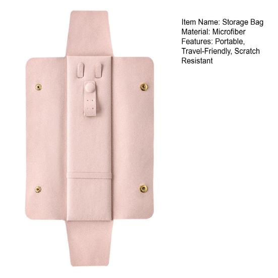 Мешочек для хранения ювелирных изделий на кнопке, из микрофибры, устойчивый к царапинам, дорожный органайзер для ювелирных изделий для ожерелий, серег-пуссетов, колец