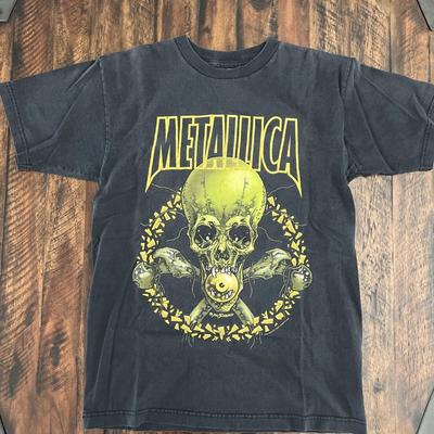 Metallica No Leaf Clover Y2K 2001 Перепечатка Унисекс S-4XL Унисекс Футболка