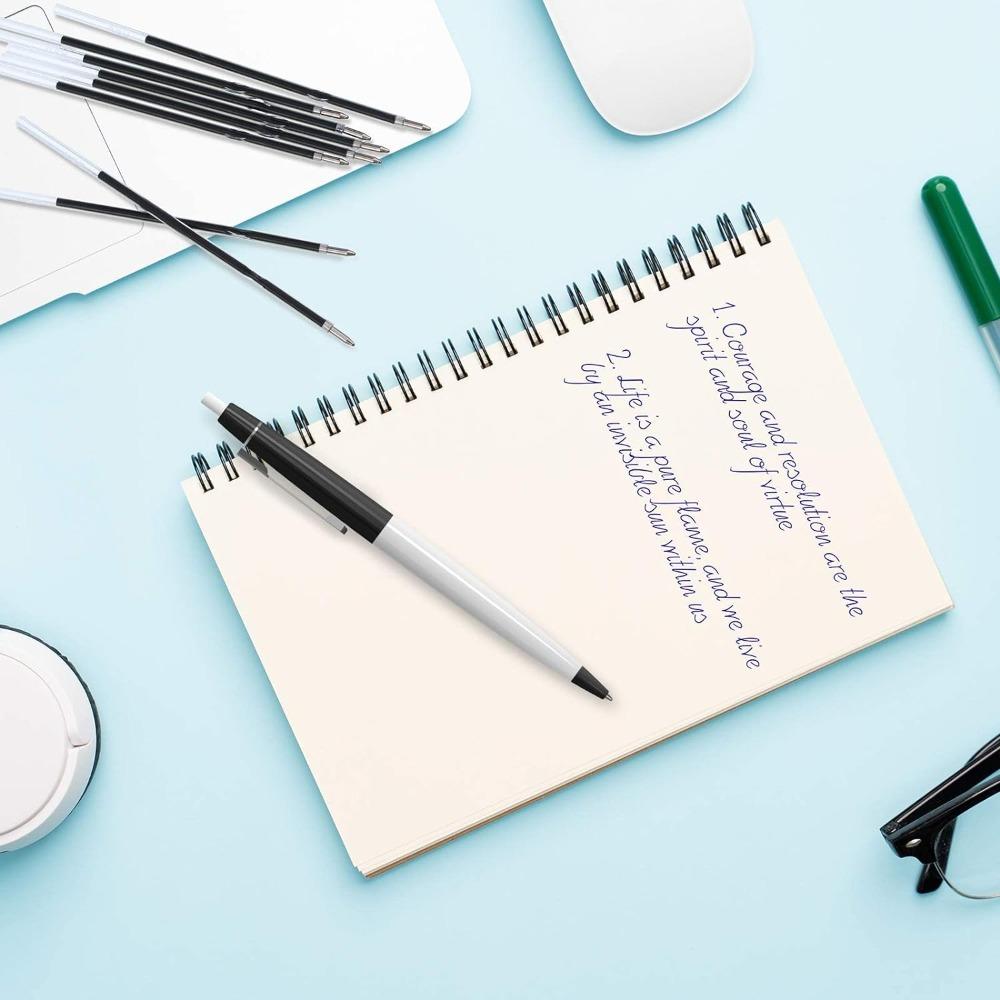 Сменный Сменный Стержень Металлический Черный Стержень Премиум Шариковый Стержень Выдвижные Ручки