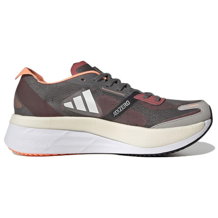adidas Adizero Boston 11 Grey Beam Orange Женские кроссовки Grey-Four Zero-Metalic GY8406