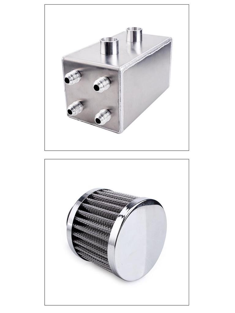 Honda Civic 92-00 Двухпортовый маслоуловитель Алюминиевый сапун-фильтр