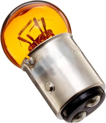 Лампочка M&H Matsushima 1P5407OR, 12V21/5W, Оранжевая, G18, BAY15D, Упаковка 1 шт.