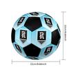 Port Adelaide Soccer Ball Size 5 Colorful Machine Stitched PVC Competition Ready Durable High-Bounce