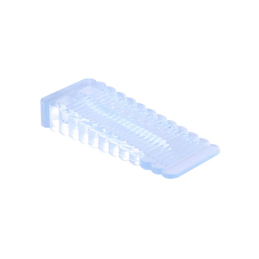 Silicone Door Stop Block Wedge Doorstops Door Rear Retainer Anti-collision Stop Safety PU Rubber