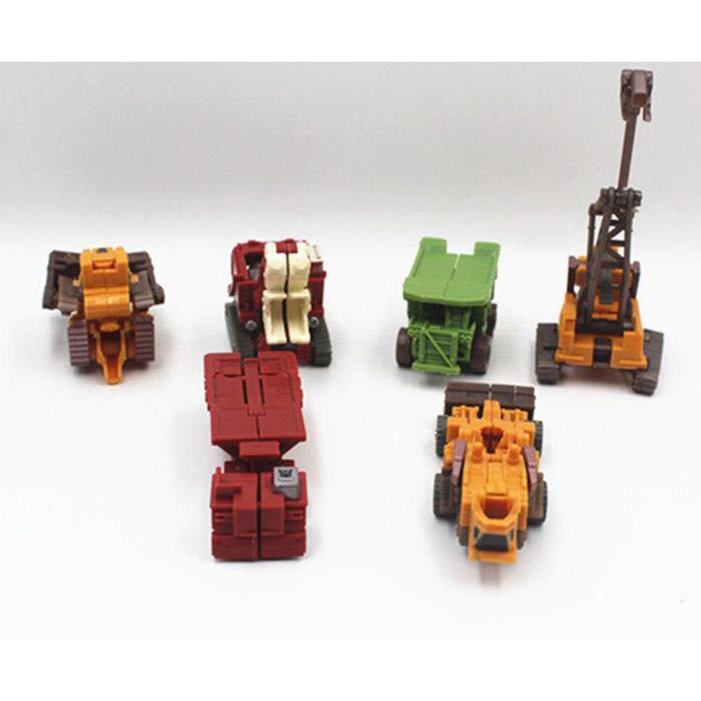 Carton Heroes Figure Doll for Devastator Action Figure Delicate Bookshelf Home Car Decoration Kids Birthday Gift