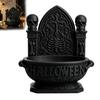 Готический орнамент в винтажном стиле, Хэллоуин, Собор, Конфетница, 3D-печать, Жуткий, Темный, Универсальный настольный поднос для ювелирных изделий, закусок