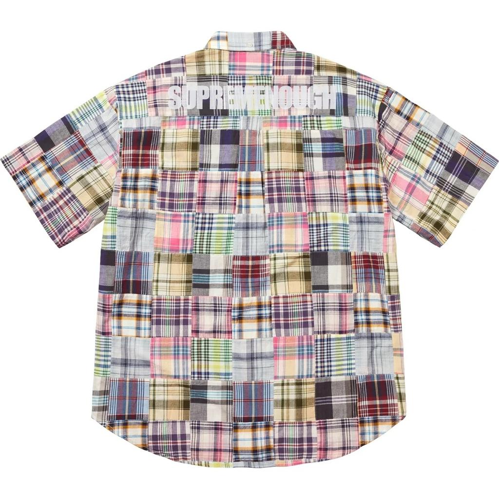 Supreme X Goodenough Patchwork Madras Short Sleeve Shirt Unisex SUP-SS25-260