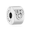 [PANDORA] 790111C01 Disney Микки Маус и Минни Маус Зажим Серебряный Шарм