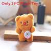 Butterfly Bear Plush Toy Cartoon Doll Keychain Backpack Pendant Gift Holiday