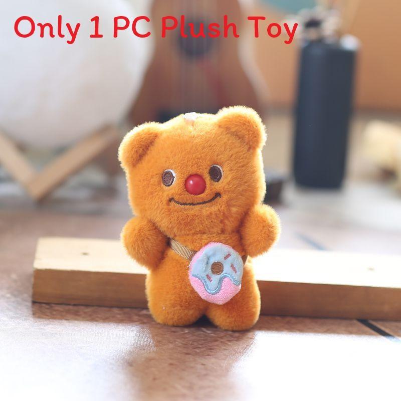 Butterfly Bear Plush Toy Cartoon Doll Keychain Backpack Pendant Gift Holiday