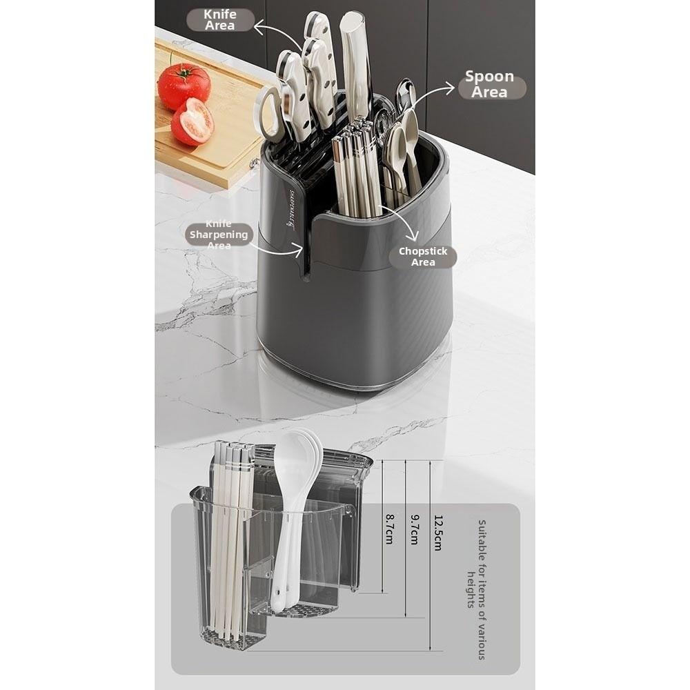 Heavy Duty Kitchen Storage Rack Multifunctional Cutlery Organizer Kitchen Countertop
