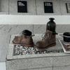 Неплохой пинок толстоподошвенные толстокаблучные большие желтые ботинки женские 2025 новые британский стиль круглая голова универсальные на шнуровке ботинки Мартина рабочие ботинки