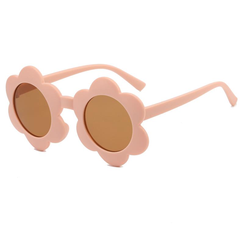 Children'S Sunglasses Fashionable And Cute Sunflower Sunglasses Baby Super Cute Children Anti-Ultraviolet Multi-Color Glasses